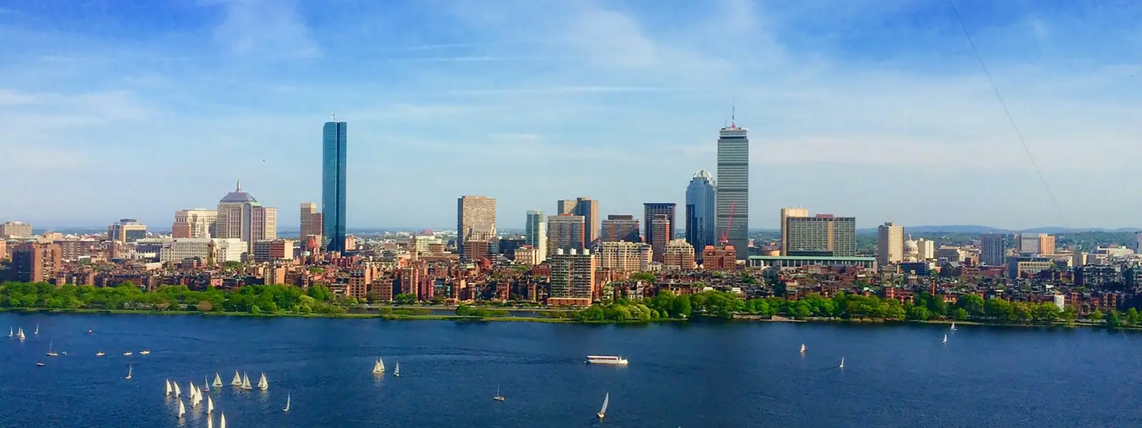 Boston skyline across the Charles River